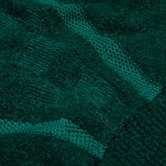 JD Créations (France) Vintage Reverse Stocking Stitch Teddy Knit Jumper : M - Picture 3 of 3